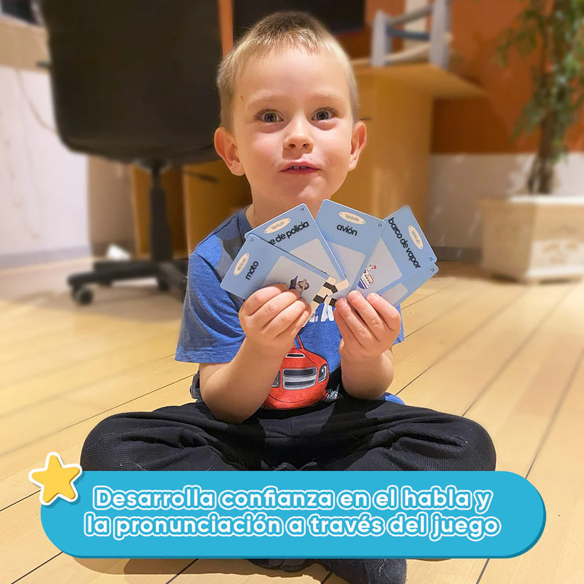 Lector de tarjetas educativas de ingles y español 🔊