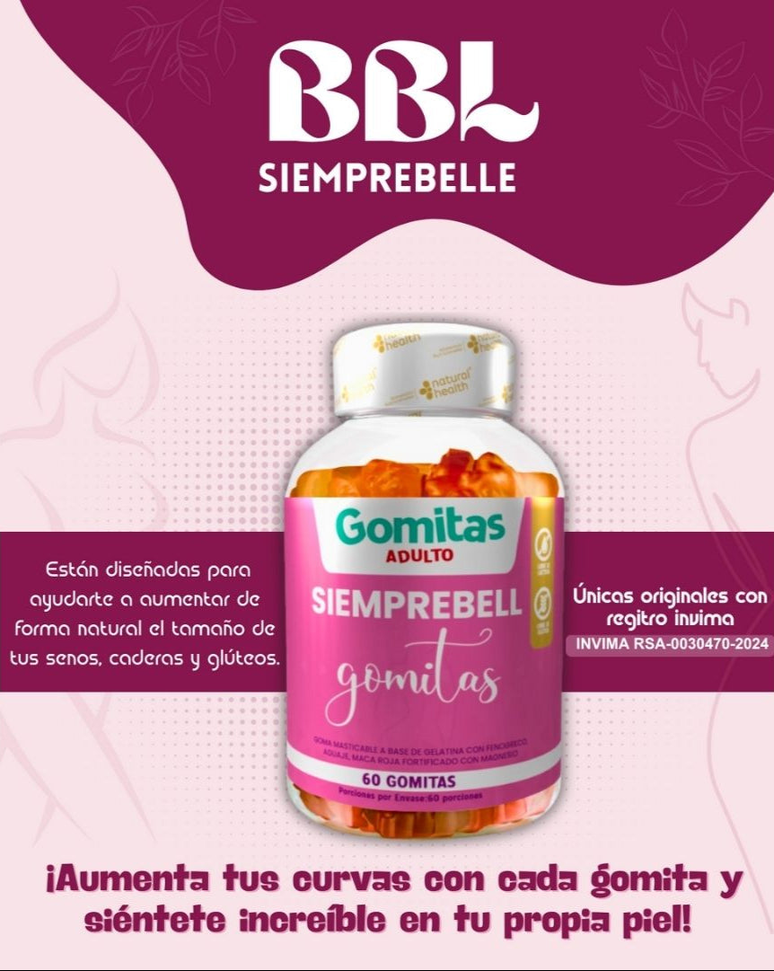 🍑 Gomitas BBL – Realza tus curvas naturalmente
