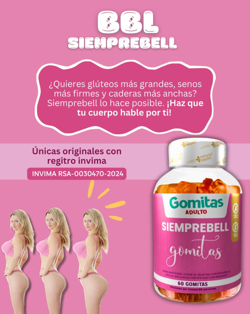 🍑 Gomitas BBL – Realza tus curvas naturalmente