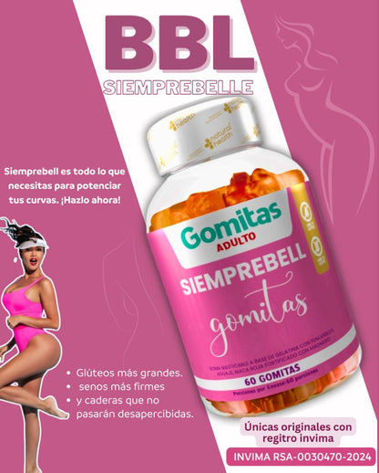 🍑 Gomitas BBL – Realza tus curvas naturalmente