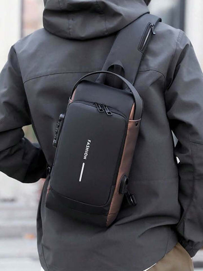 Bandolera antirrobo con contraseña 🎒