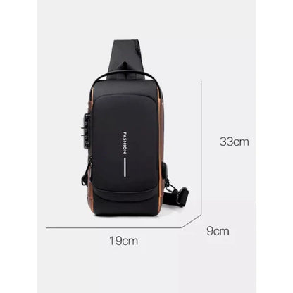 Bandolera antirrobo con contraseña 🎒