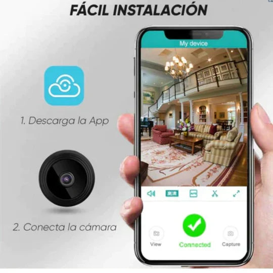 Mini cámara espía wifi  📸